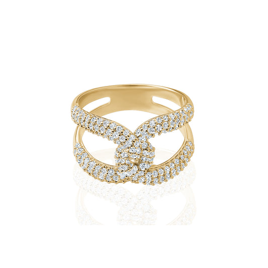 INFINITY PAVE RING