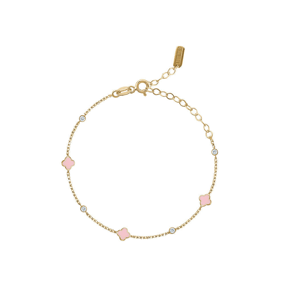 NEW ENAMEL BRACELET CLOVER Limlim fashion accessories