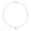 CABLE CRYSTAL NECKLACE