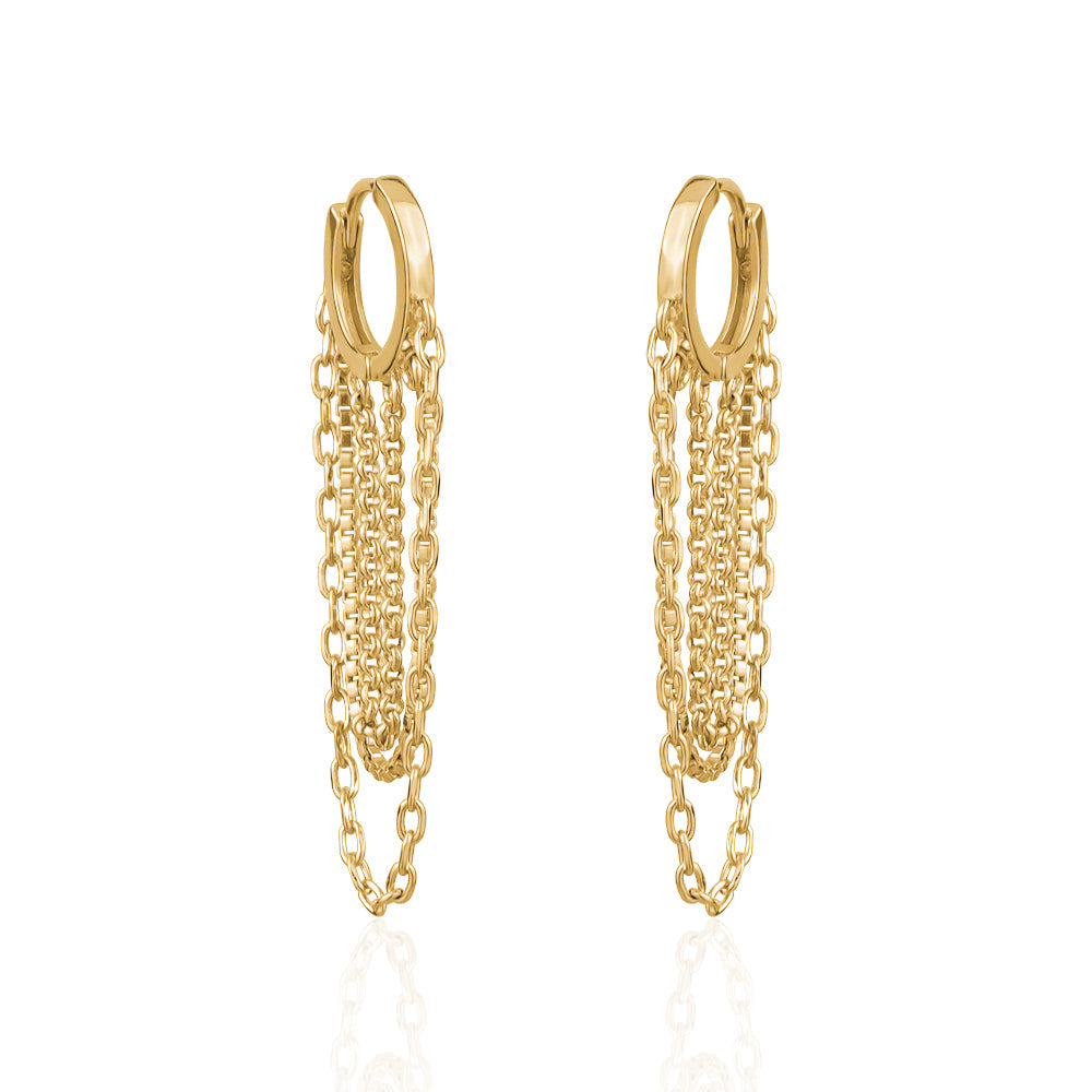 CHAIN EARRINGS Limlim fashion accessories