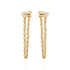 BEZEL CHAIN EARRING