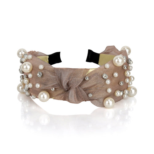 LIGHT PEARL HEADBAND Limlim fashion accessories