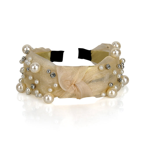 LIGHT PEARL HEADBAND Limlim fashion accessories