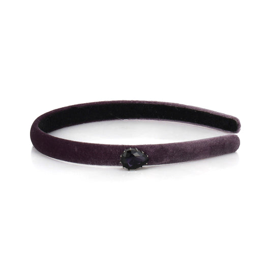 SIDE PEAR SHAPE CRYSTAL HAIRBAND