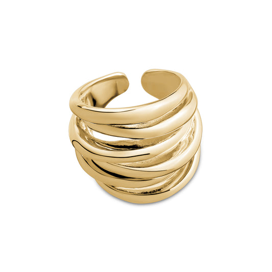 GOLD BAR RING