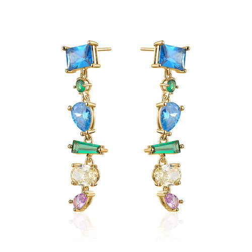 SPECTACULAR DROP CRYSTAL EARRINGS Limlim fashion accessories