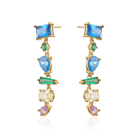 SPECTACULAR DROP CRYSTAL EARRINGS Limlim fashion accessories