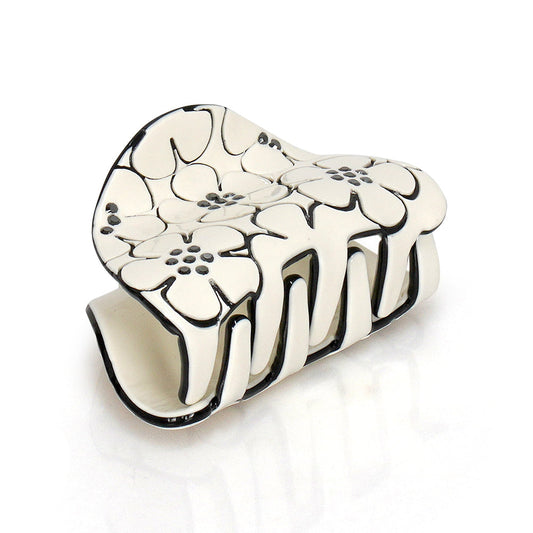 FLOWER CELLULOSE CRYSTAL JAW Limlim fashion accessories