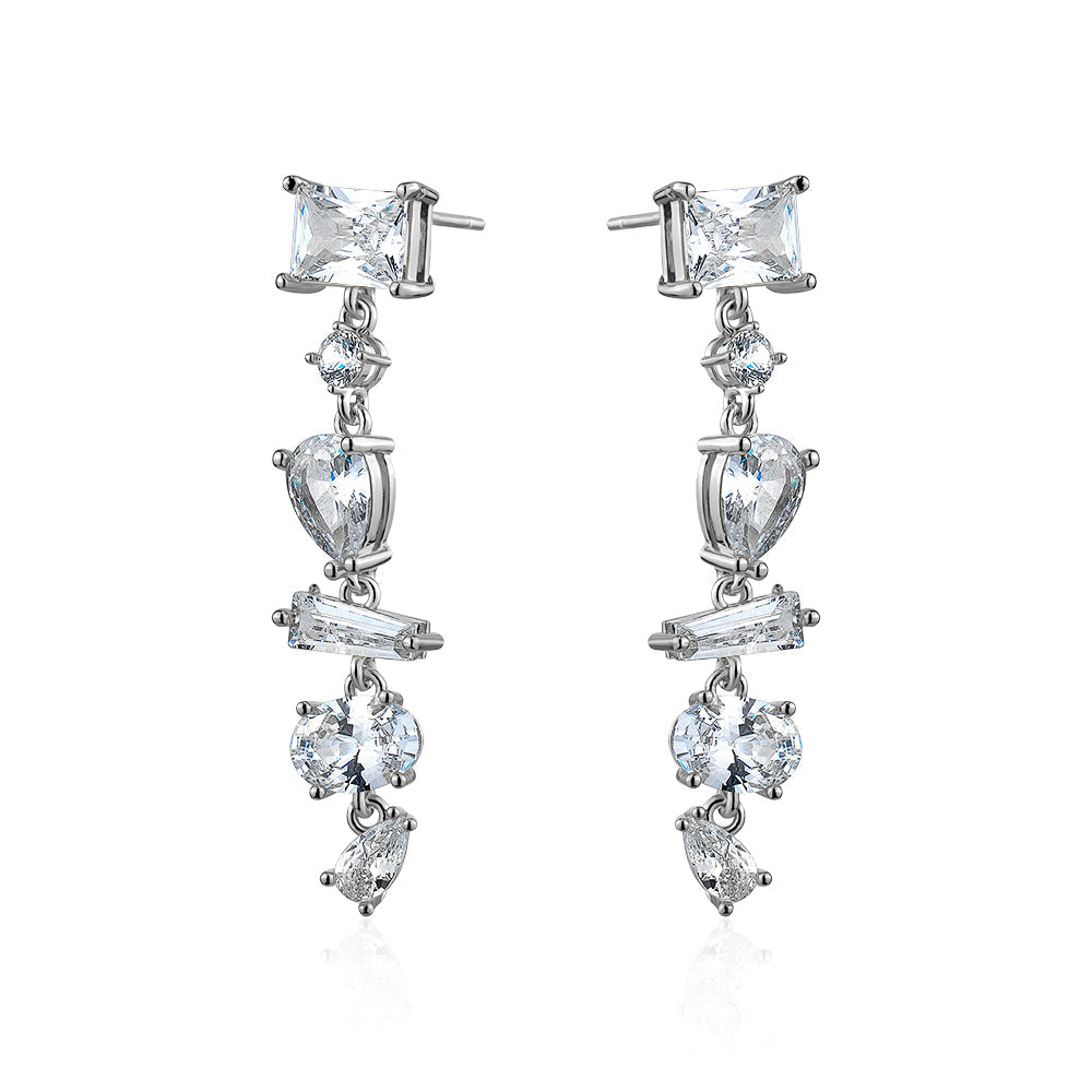 SPECTACULAR DROP CRYSTAL EARRINGS Limlim fashion accessories