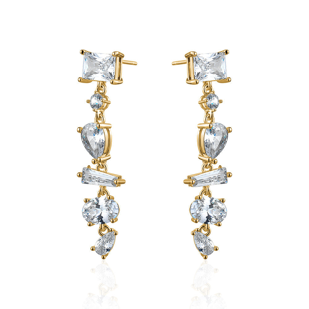 SPECTACULAR DROP CRYSTAL EARRINGS Limlim fashion accessories