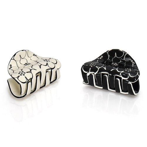FLOWER CELLULOSE CRYSTAL JAW Limlim fashion accessories