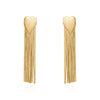 HEART THREAD EARRINGS