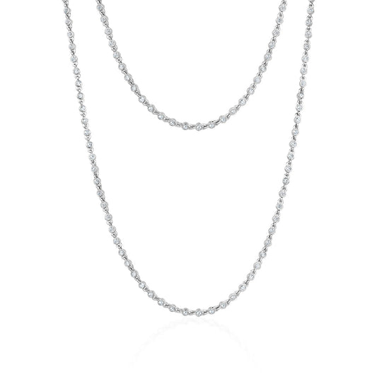 THIN BEZEL LAYERING NECKLACE Limlim fashion accessories