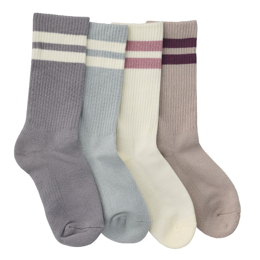 TWO STRIPE SOFT COTTON SOCKS Limlim fashion accessories