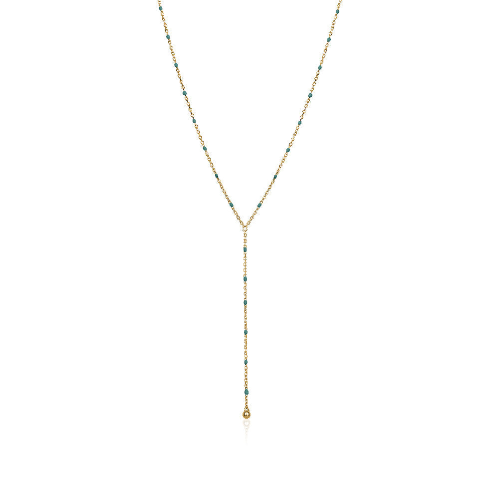 ROSARY LARIAT NECKLACE Limlim fashion accessories