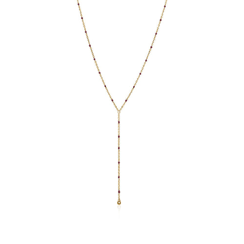 ROSARY LARIAT NECKLACE Limlim fashion accessories