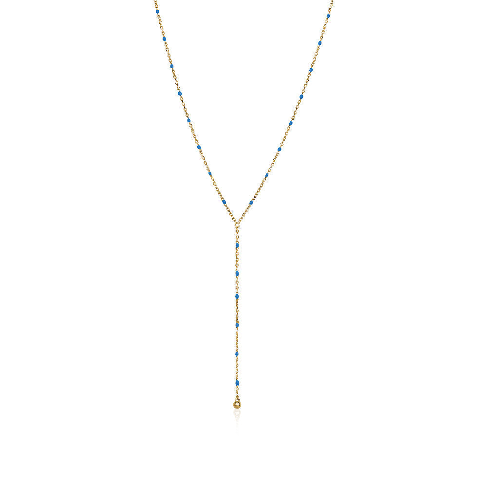 ROSARY LARIAT NECKLACE Limlim fashion accessories