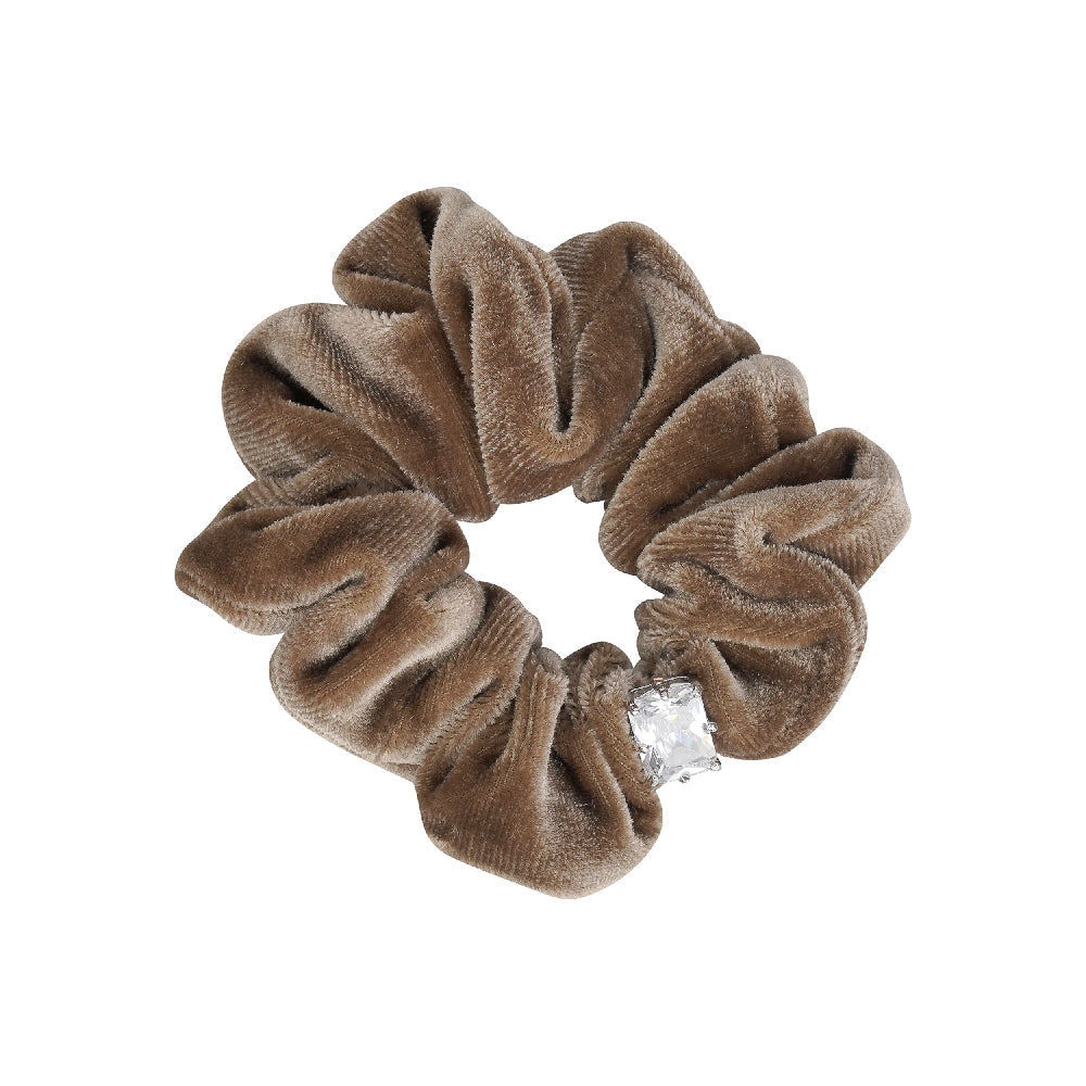 EMERALD CUT CRYSTALE SCRUNCHIE Limlim fashion accessories