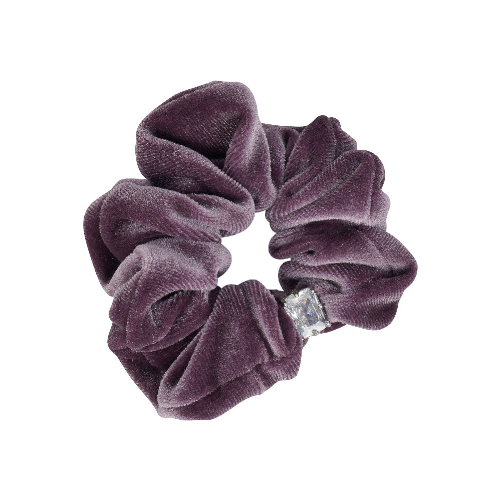 EMERALD CUT CRYSTALE SCRUNCHIE Limlim fashion accessories