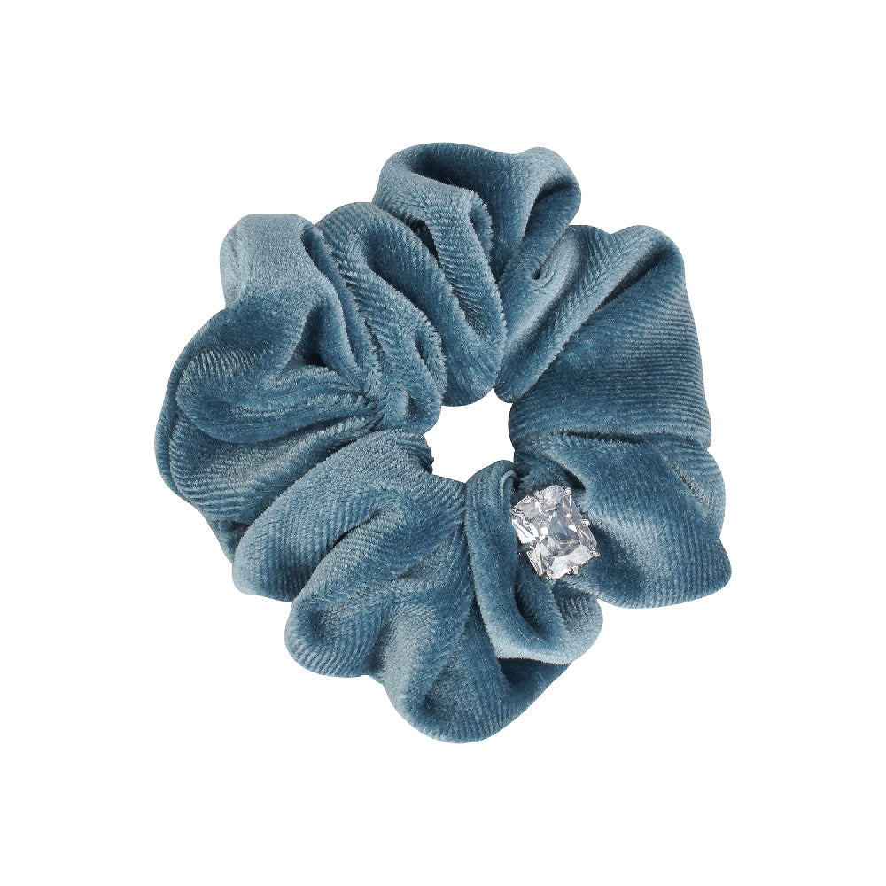EMERALD CUT CRYSTALE SCRUNCHIE Limlim fashion accessories