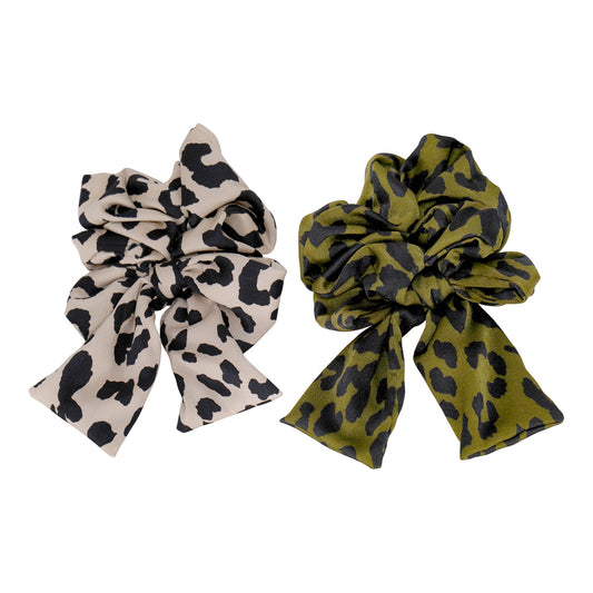 ANIMAL MOTIF BOW SCRUNCHIE