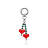 TWO HEARTS KEYCHAIN