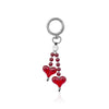 TWO HEARTS KEYCHAIN