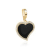 ENAMEL HART  CHARM