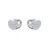 PAVE HEART HUGGIES