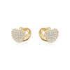 PAVE HEART HUGGIES
