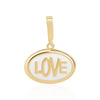 LOVE PLATE  CHARM