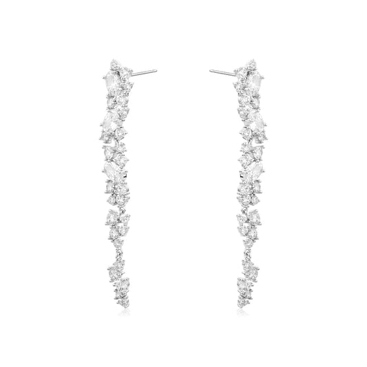 CRYSTAL CASCADE EARRINGS
