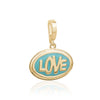 LOVE PLATE  CHARM