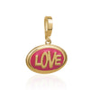 LOVE PLATE  CHARM