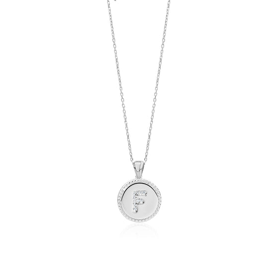 COIN INITIAL NECKLACE