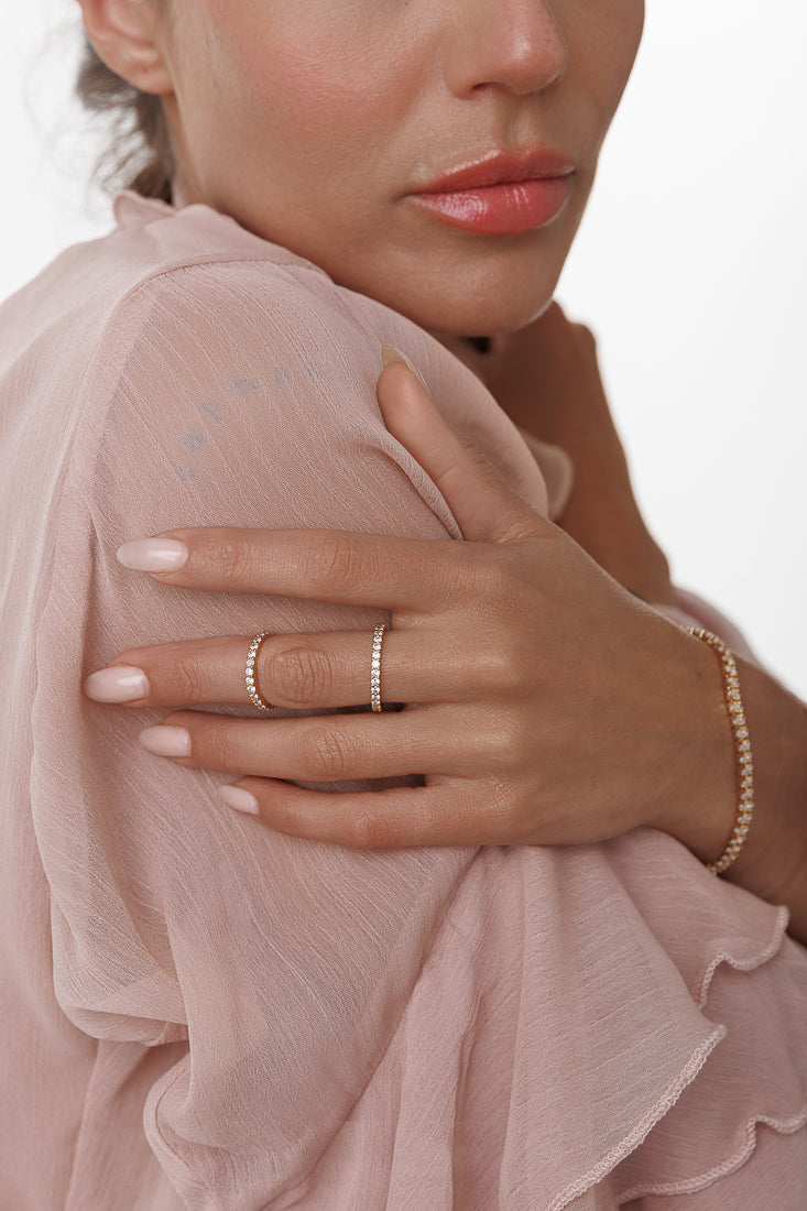 SET OF TWO ETERNITY RINGS sistrbrand