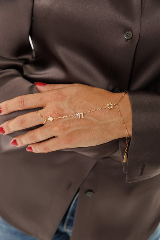 JUDAICA HAND BRACELET