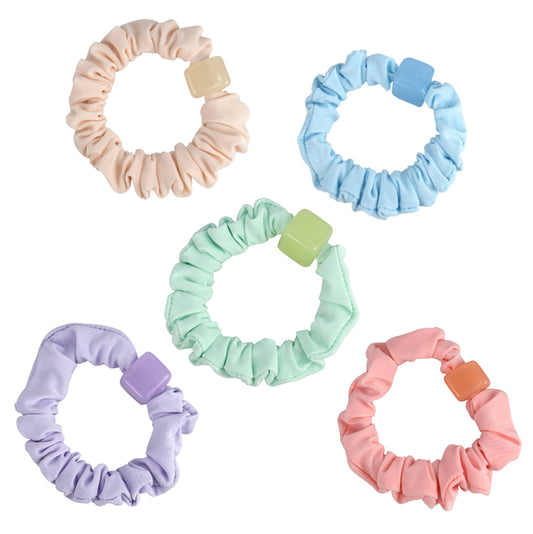 CUBED PASTEL SCRUNCHIE BUNDLE OF 5