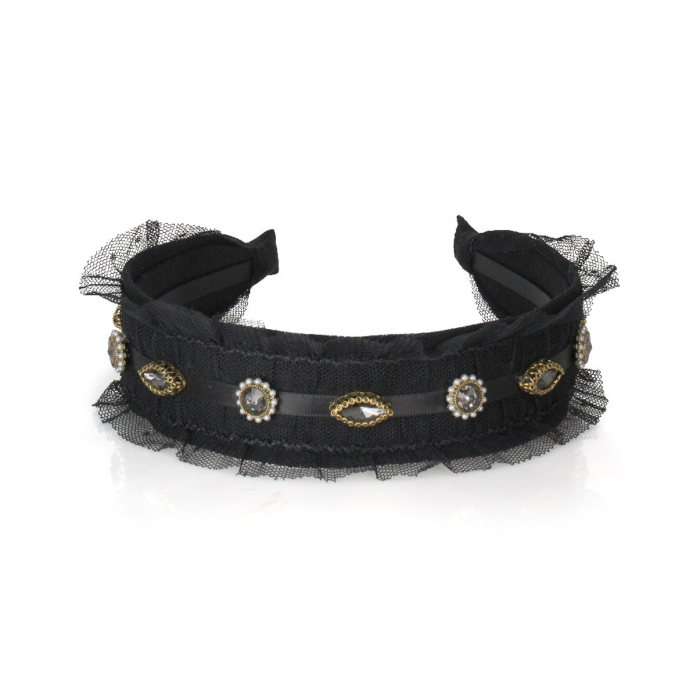 VINTAGE MESH BANDEAU Limlim fashion accessories