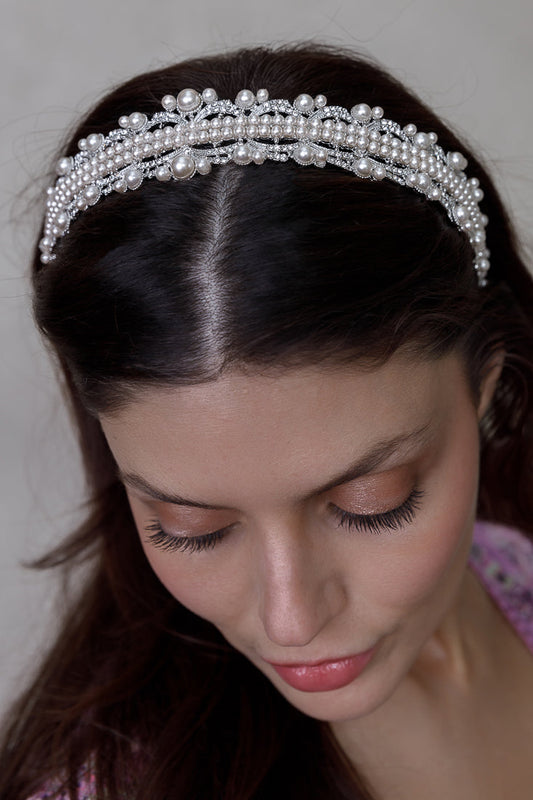 PEARL DIADEM Limlim fashion accessories