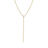 BEZEL CHAIN LARIAT