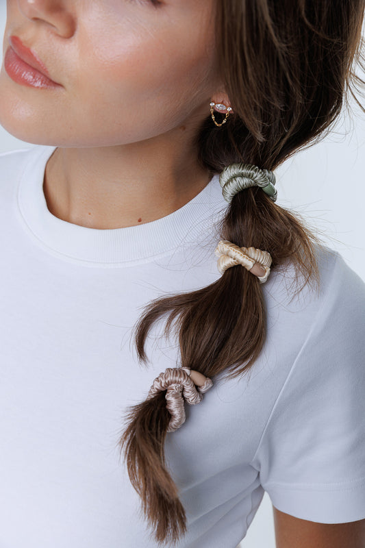 SCRUNCHIES SILKY NUDES  PACKS