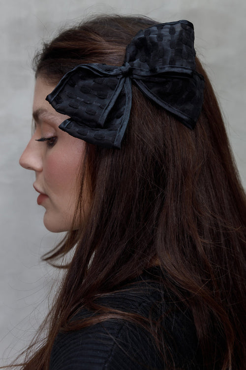 VELVETEEN MESH BOW limlim