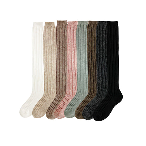 LONG CASHMERE BLEND SLOUCH SOCKS Limlim fashion accessories