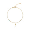 HORN EVIL EYE ANKLET