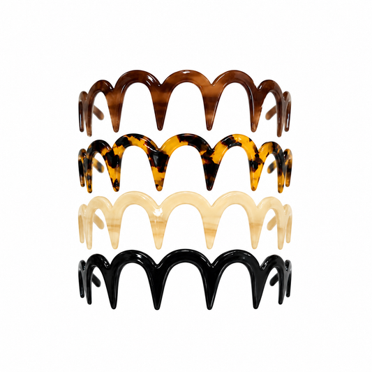 Wave claw hairband