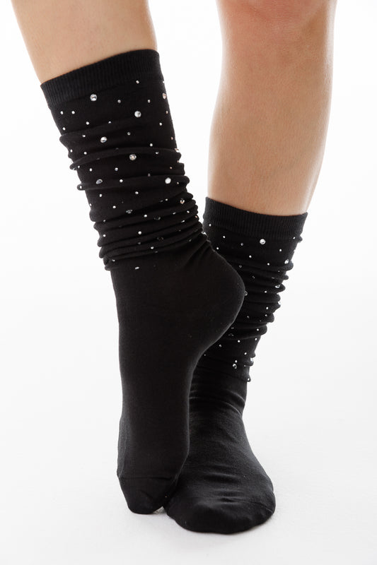 KNEE CRYSTAL SOCKS