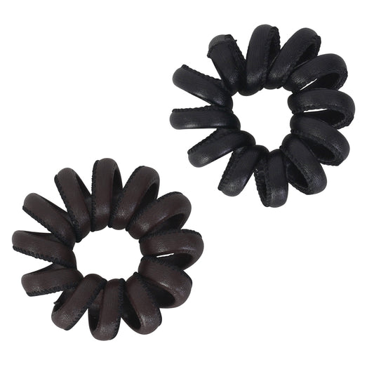 LEATHERETTE SPIRAL ELASTIC