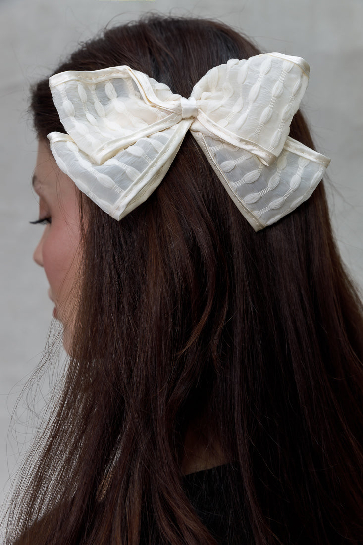 VELVETEEN MESH BOW limlim