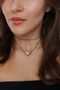 PAVE SLIDER HEART NECKLACE